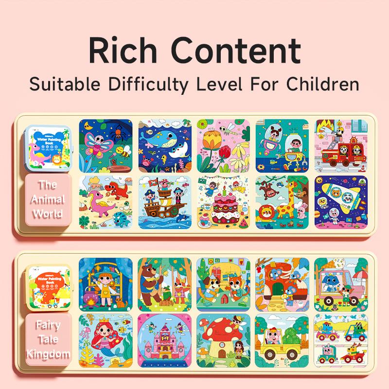 Montessorieinstien™ Water Color Books