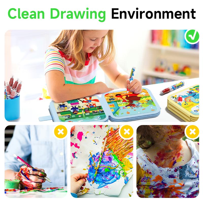 Montessorieinstien™ Water Color Books