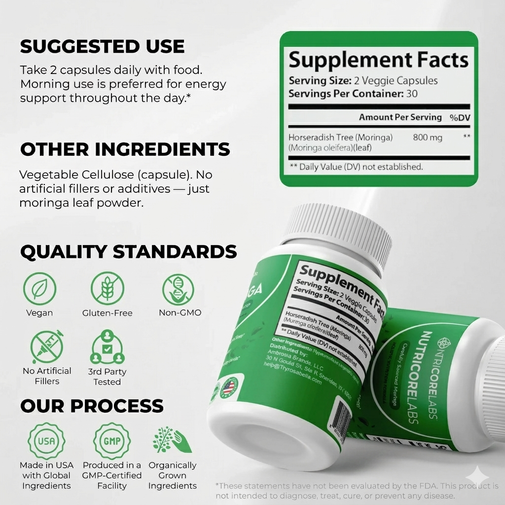 Nutricore Labs Moringa